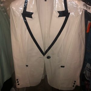 White and black Lafayette blazer